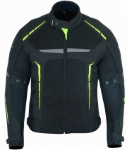 CASACO MOTARD VERÃO VULCANO FLUOR
