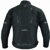 Chaqueta biker unisex Cordura ROJO NEGRO