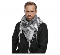 Lenço Multi-funcional Brandit Branco/Preto