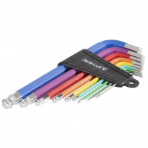  JUEGO DE LLAVES HEXAGONALES ROTHEWALD, 9 PIEZAS