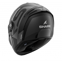 CASCO SHARK SPARTAN RS CARBON SHAWN MATE PLATA/