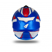 CAPACETE UFO ARIES HE181 AZUL/VERMELHO/BRANCO