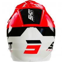 CAPACETE SHOT FURIOUS CHASE RED WHITE GLOSSY