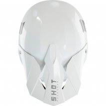 CAPACETE SHOT FURIOUS SOLID WHITE GLOSSY 2.0