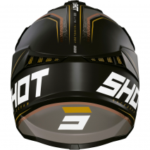 CAPACETE SHOT LITE PRISM PRETO / DOURADO MATE 