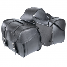 HIGHWAY 1 SADDLEBAGS FAUX LEATHER 27 L