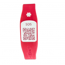 Pulseira QR silincode S.O.S