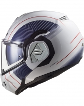 CAPACETE LS2 FF906 ADVANT COOPER - BRANCO/AZUL 
