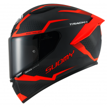 CAPACETE SUOMY TRACK-1 REACTION MAT ANTRACITE/VERM