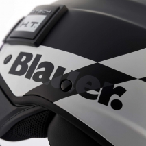 CAPACETE BLAUER BET HT PRETO/BRANCO