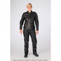 Chaqueta de cuero mujer Halvarssons Vitsand 