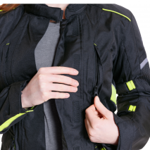 FW CHAQUETA TOURING MUJER NEGRO