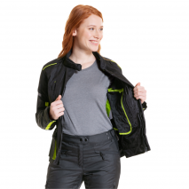 FW CHAQUETA TOURING MUJER NEGRO