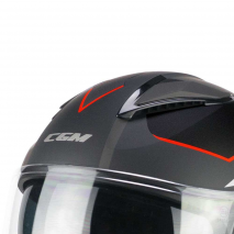 CAPACETE CGM 136S DNA APACHE PRT/VRM OPACO