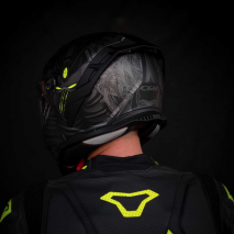 CASCO CGM 363S SHOT NIPPO NERO GIALLO FLUO