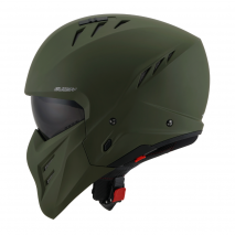 CAPACETE SUOMY ARMOR PLAIN MAT VERDE TROPA