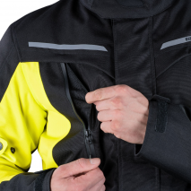 BLUSÃO OXFORD METRO 2.0 PRETO/FLUOR