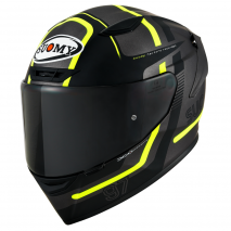 CAPACETE SUOMY TRACK-1 NINETY SEVEN MAT GUNMETAL/A