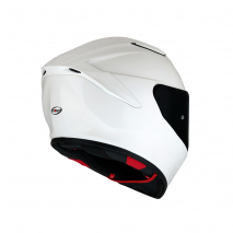 CAPACETE SUOMY TRACK-1 PLAIN BRANCO