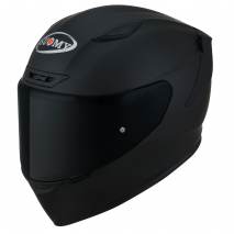 CASCO SUOMY TRACK-1 LISO MAT NEGRO