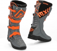 BOTAS ACERBIS X-TEAM CINZA / LARANJA