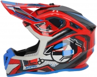 CAPACETE ACERBIS LINEAR 2206 VRM/AZL