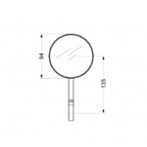 ESPEJO PUIG TRACKER NEGRO HOMOLOGADO (1 UD.)