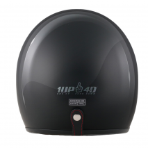 CAPACETE 1UP4D GORGON 1UP181 PRT BRILHO