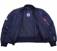 CHAQUETA BOMBER BONETTI MOTARD AZUL MARINO