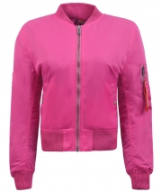 CASACO MOTARD LADY BOMBER  BONETTI ROSA