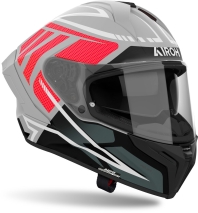 CAPACETE AIROH MATRYX RIDER DARK VERMELHO MATE