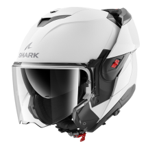 CAPACETE SHARK OXO BLANK BRANCO BRILHO