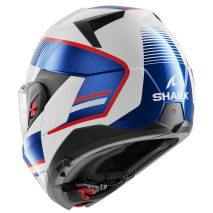 CAPACETE SHARK OXO SIKTER BRC/CROMADO/AZUL