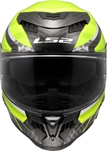 CAPACETE LS2 FF807 DRAGON CARB TRAX - AMARELO HI-V
