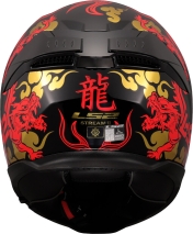 CAPACETE LS2 FF808 STREAM II DRAKO - PRETO/VERMELH