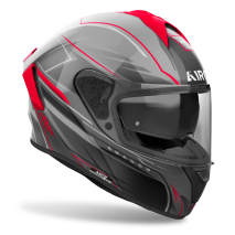 CAPACETE INTEGRAL AIROH  SPARK 2 SHADOW VERMELHO