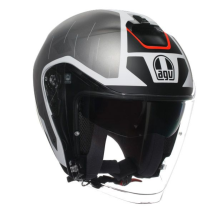 CAPACETE AGV IRIDES TRIESTE PRETO MATE/BRANCO