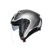 CAPACETE AGV IRIDES TRIESTE PRETO MATE/BRANCO
