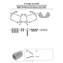 SUPORTE MALAS KAPPA CRF 1100L