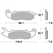 PASTILHAS DE TRAVÃO FRENTE ORGÂNICAS BREMBO 07GR03