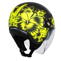 Capacete Origine Alpha Summertime preto/fluor