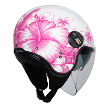 Capacete Origine Alpha Summertime fuxia/branco