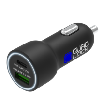 CARREGADOR DE ISQUEIRO QUAD LOCK DUPLO 48W
