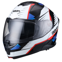 CAPACETE BEON B-711 FLIP UP SOLID PRETO/AZUL
