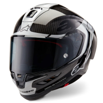 CAPACETE ALPINESTARS SUPERTECH R10 CARBON/PRATA/PR