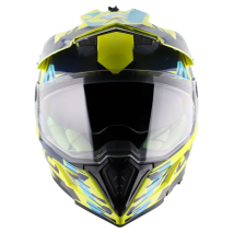 CAPACETE AXOR X-CROSS D/V X1 PRETO/AMARELO