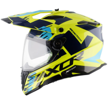 CAPACETE AXOR X-CROSS D/V X1 PRETO/AMARELO