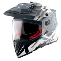 CAPACETE AXOR X-CROSS D/V SPEEDOMETER CINZA