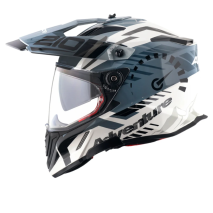 CAPACETE AXOR X-CROSS D/V SPEEDOMETER CINZA