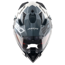 CAPACETE AXOR X-CROSS D/V SPEEDOMETER CINZA